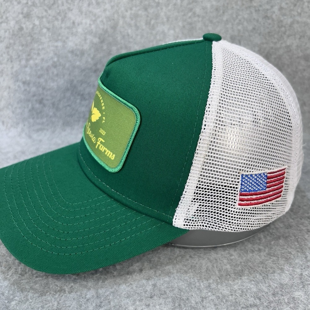 Splenda Stevia Farms New Era Trucker Cap Green White Patch Snapback Hat - Picture 3 of 13